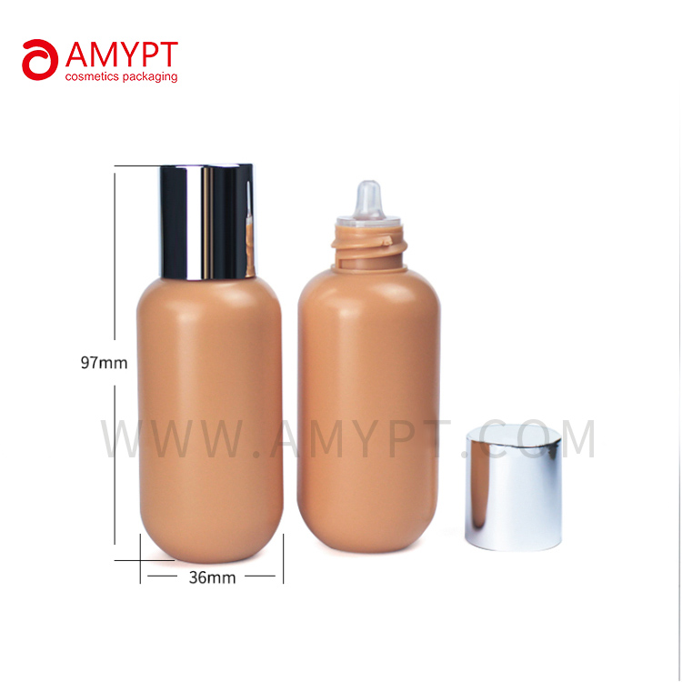 Botella base de maquillaje de plástico cosmético de 30 ml-50 ml