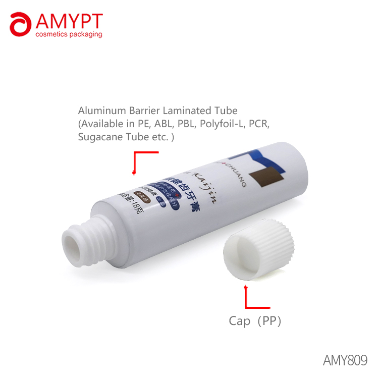 Tubo de embalaje cosmético de plástico vacío de alta calidad